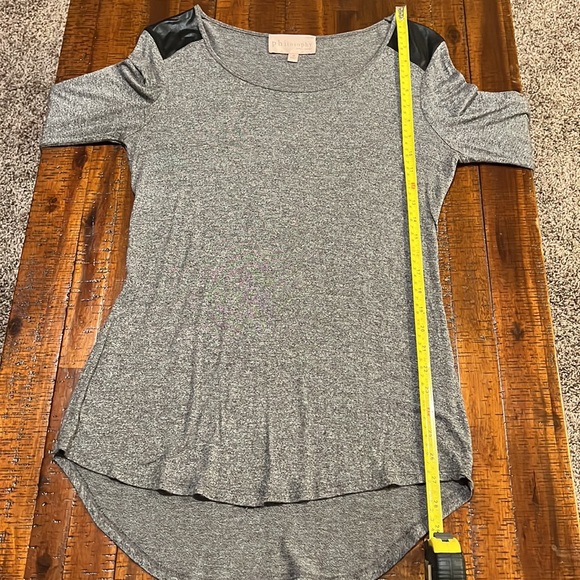 PHILOSOPHY WOMEN’S GRAY TOP LONG SLEEVE SIZE M - Picture 7 of 9